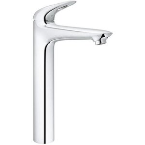 GROHE Mitigeur lavabo monocommande Eurostyle 23570003 - Bec fixe - Limiteur de température - Economie d'eau - Chrome - Taille XL