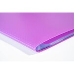 Protège-documents En Polypropylène 5/10e Opak Pochettes Cristal 60 Vues - A4 - Violet - X 12 - Exacompta