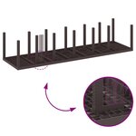 vidaXL Ensemble de salle à manger pour jardin 13 Pièces Marron