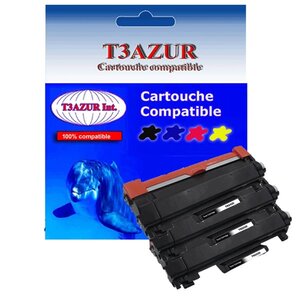 3 Toners compatibles avec Brother TN2420 pour Brother HL-L2310D, HL-L2350DW, TN2420 - 3 000 pages - T3AZUR
