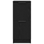 vidaXL Buffets 2 Pièces en Chêne Noir  30x30x70 cm  Fabriqué en Bois d'Ingénierie