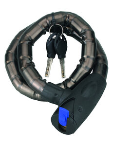 THIRARD - Antivol à clé Scorp câble blindé acier vélo 25mmx0.85m 2 clés noir - THIRARD