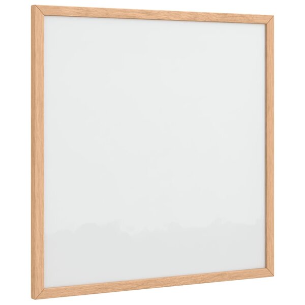 vidaXL Tableau blanc magnétique avec cadre bois de pin massif 40x40 cm