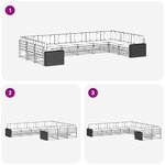 vidaXL Ensembles de canapés 10 pc Bois d'Acacia Massif