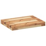 vidaXL Étagères flottantes 2 Pièces 60x30x4 cm acacia massif à l'huile