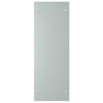 vidaXL Portant de bois de chauffage Blanc 40x35x100 cm Verre trempé