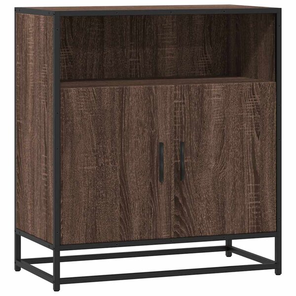 vidaXL Buffet chêne marron 68x35x76 cm bois d'ingénierie