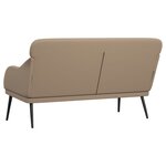 Banc banquette 110 x 76 x 80 cm synthétique cappuccino 02_0010576