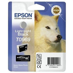 Epson t0969 loup cartouche d'encre gris clair