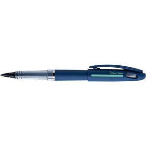 Feutreplume Tradio  corps sport chic Bleu foncé/bande menthe  encre Noire PENTEL