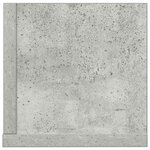 vidaXL Étagères murales 2Pièces gris béton 75x16 5x16 5cm bois ingénierie