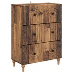 vidaXL Armoire à tiroirs Bois ancien 66 x 34 5 x 90 cm