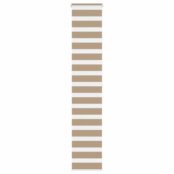 vidaXL Store zèbre marron sable largeur du tissu 40 9 cm polyester