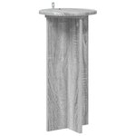 vidaXL Support de Plante 2 Pièces Sonoma gris 29 5 x 29 5 x 60 cm