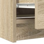vidaXL Meuble TV chêne sonoma 60x35x54 cm bois d'ingénierie
