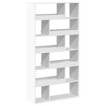 vidaXL Cloison de séparation blanc 100x33x187 5 cm bois d'ingénierie