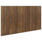 vidaXL Tête de lit Chêne marron 160x1 5x80 cm Bois d'ingénierie