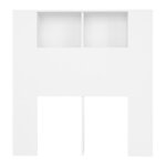vidaXL Armoire de tête de lit Blanc 100x18 5x104 5 cm