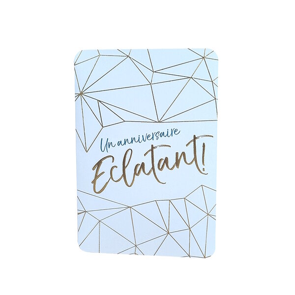 Carte De Voeux - Anniversaire - Un Anniversaire Eclatant !
