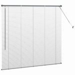 vidaXL Store de Fenêtre Gris foncé 80 x 130 cm Aluminium
