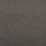 vidaXL Tête de lit avec oreilles Gris foncé 83x23x118/128 cm Velours