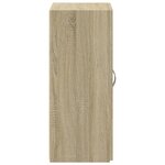 vidaXL Armoire de classement chêne sonoma bois d'ingénierie