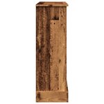 VidaXL Cadre de cheminée vieux bois 90x30x90 cm bois d'ingénierie