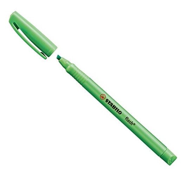 Surligneur flash édition pointe biseautée 1 - 3 5 mm Vert STABILO