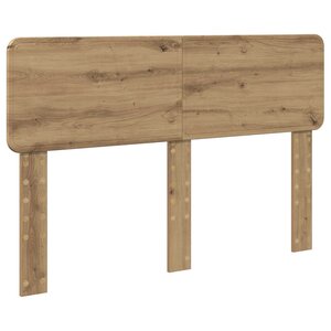 vidaXL Tête de lit Chêne artisanal 140 cm Bois d'ingénierie
