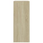 vidaXL Bibliothèque chêne sonoma 80x30x76 5 cm bois d'ingénierie