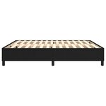 vidaXL Cadre de lit sans matelas noir 180x200 cm tissu