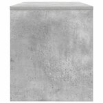 vidaXL Meuble TV Gris béton 80 x 35 x 40 cm Bois d'ingénierie