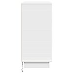 vidaXL Cabinet de chevet Blanc 71 x 34.5 x 75 cm Bois d'ingénierie