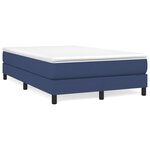 vidaXL Cadre de lit Bleu 120 x 200 cm Tissu
