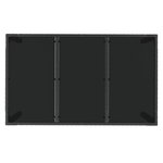 vidaXL Ensemble à manger de jardin coussins 5Pièces Noir Résine tressée