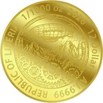 Pièce de monnaie en Or 12 Dollars g 0.031 (1/1000 oz) Millésime 2026 STEAMPUNK ORIGIN 1/1000 (PRÉCOMMANDE)