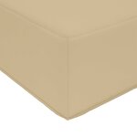 vidaXL Coussin de canapé d'extérieur Beige 60 x 60 x 8 cm Polyester