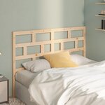 vidaXL Tête de lit 141x4x100 cm Bois massif de pin
