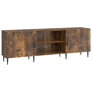 vidaXL Meuble TV 150 x 31 x 50 cm Chêne fumé Bois d'ingénierie