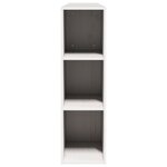 vidaXL Tête de lit avec rangement blanc 180 cm bois massif de pin