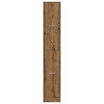 vidaXL Armoire d'apothicaire chêne artisanal bois d'ingénierie