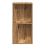 vidaXL Armoire d'angle chêne artisanal 33x33x67 cm bois d'ingénierie
