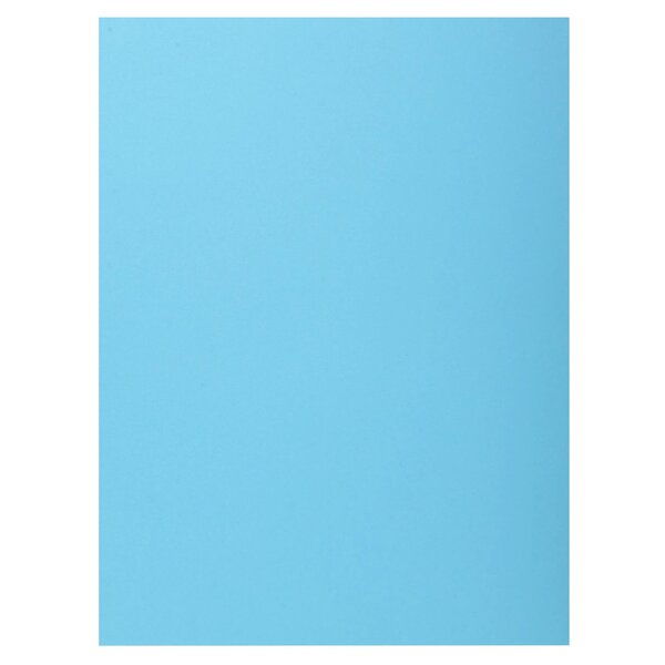 Paquet De 50 Chemises 1 Rabat Super 210 - 24x32cm - Bleu Clair - X 5 - Exacompta