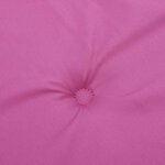 vidaXL Coussins de chaise à dossier haut lot de 2 rose tissu oxford