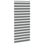 vidaXL Store zèbre gris foncé largeur du tissu 110 9 cm polyester