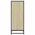 vidaXL Étagère à chaussures chêne sonoma 48x38x97 5 cm bois ingénierie