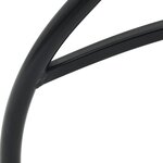 vidaXL Table de bistro mosaïque bleu et blanc Ø50x70 cm céramique