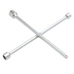 Bahco clé d'écrous de roue à 4 voies 17/19/22 mm argenté bwxw1