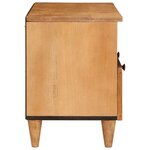 vidaXL Meuble TV Marron clair 70 x 33 x 46 cm bois de manguier massif