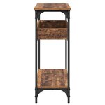 vidaXL Table console Bois ancien 100 x 29 x 75 cm Bois d'ingénierie